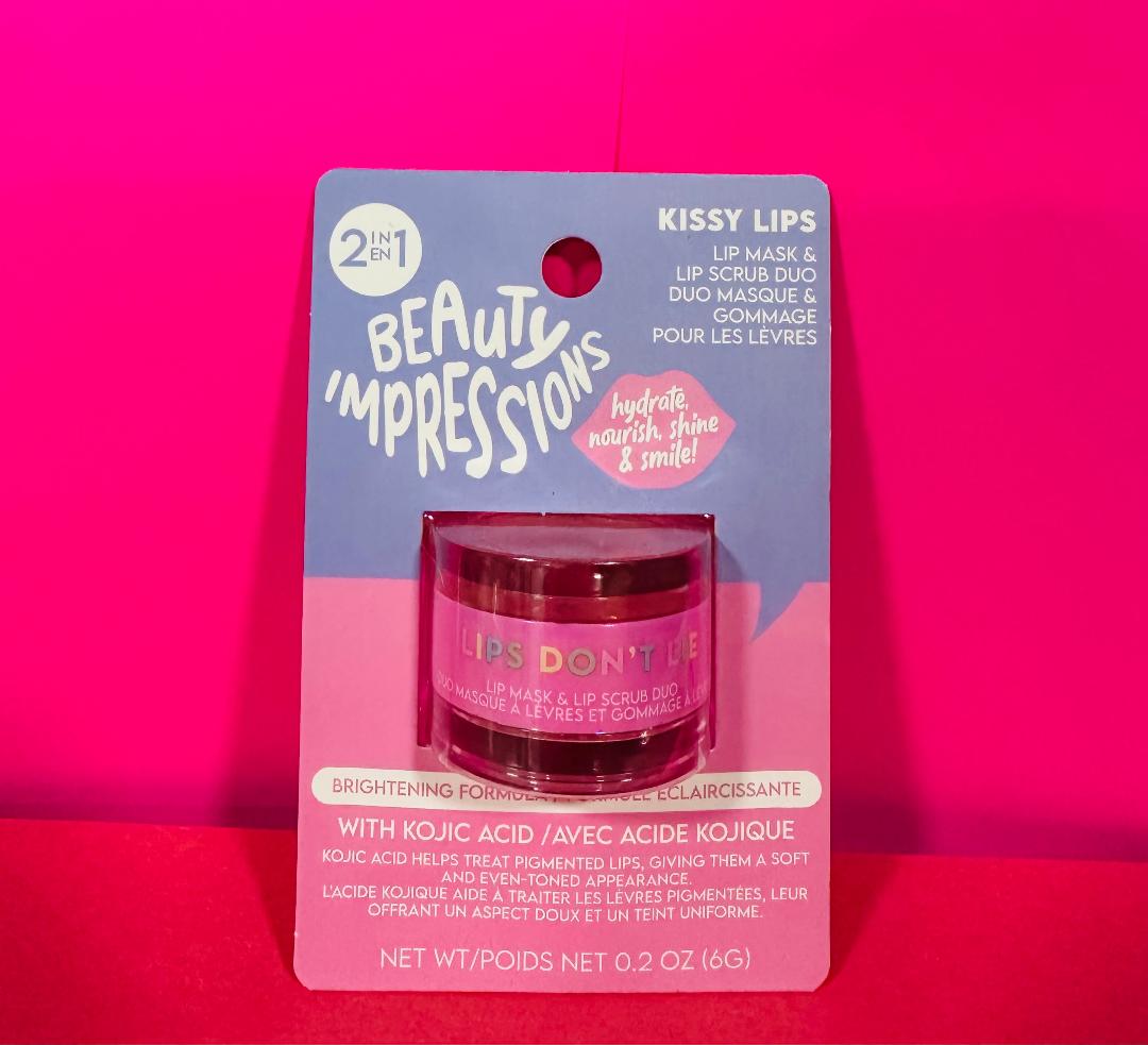 Beauty Impressions Lip Mask & Lip Scrub Duo - Brightening Formula