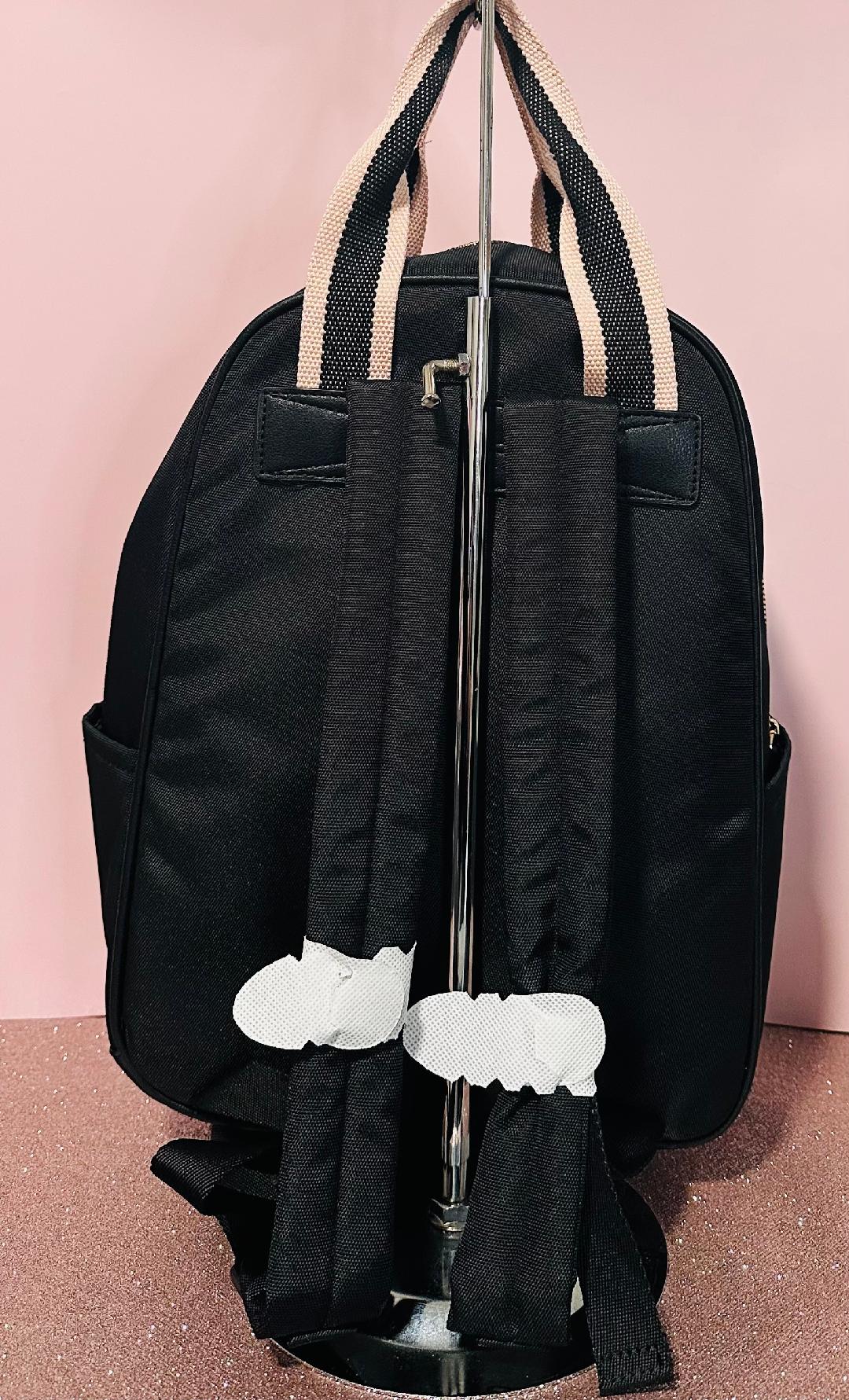 Juicy Couture Black backpack with small purse and charm