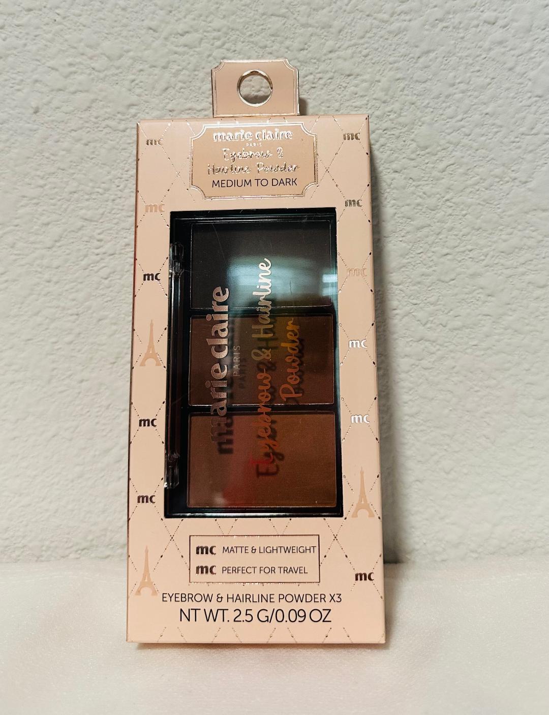 Marie Claire eyebrow and hairline powder (Med dark)