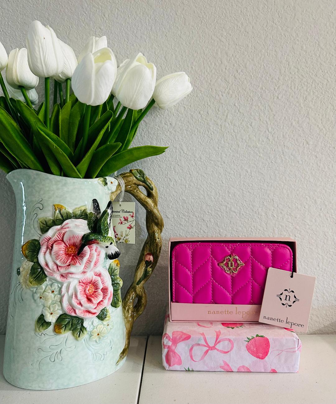 Nanette Lapore pink wallet