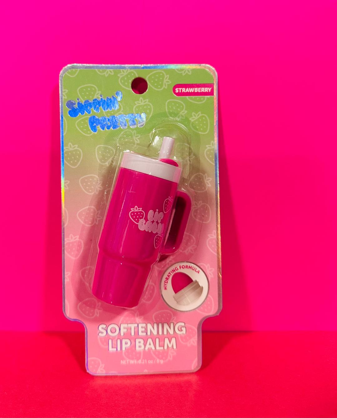 Sippin Pretty Lip Balm - Strawberry
