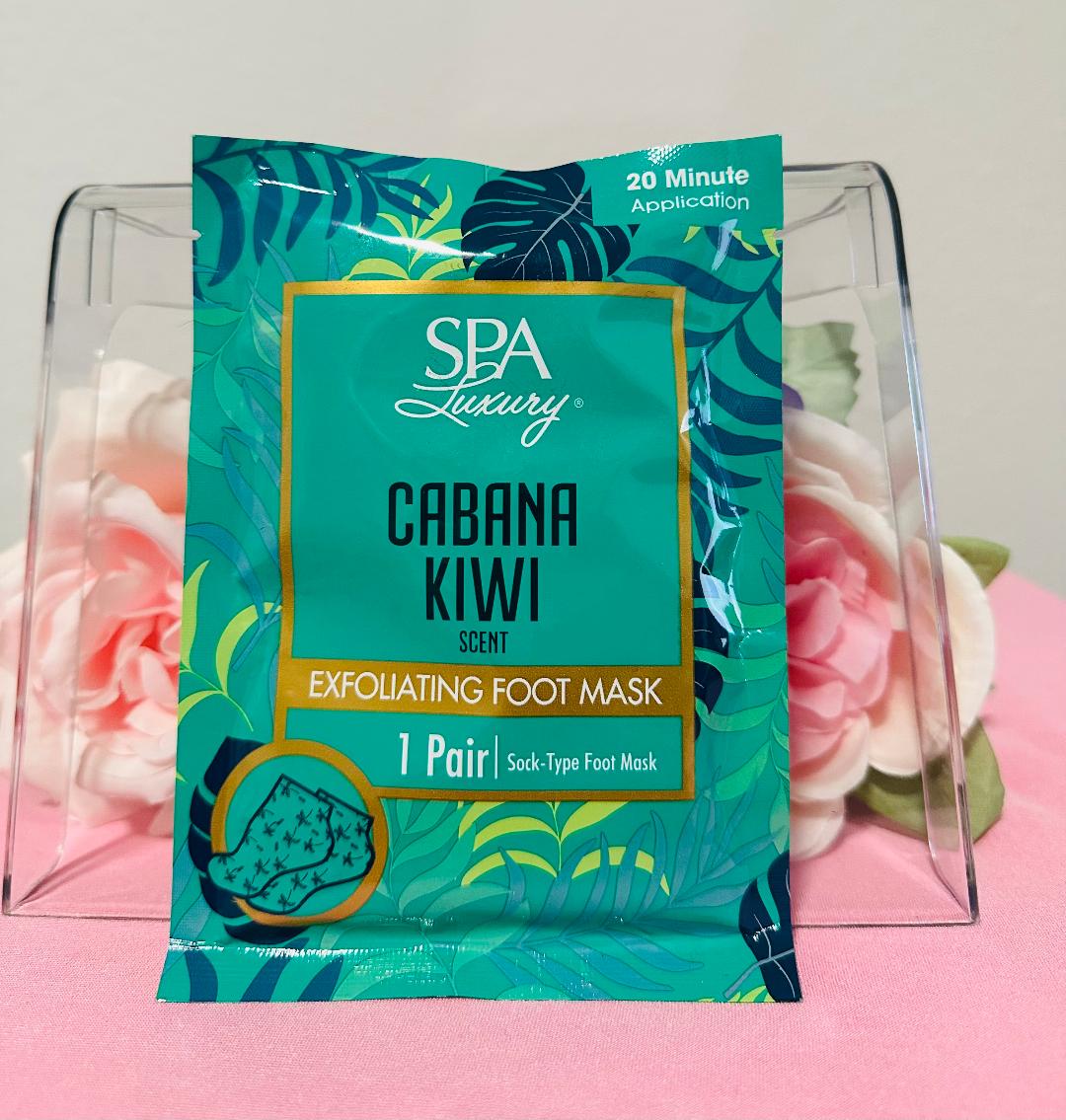 Spa Luxury Cabana Kiwi foot mask