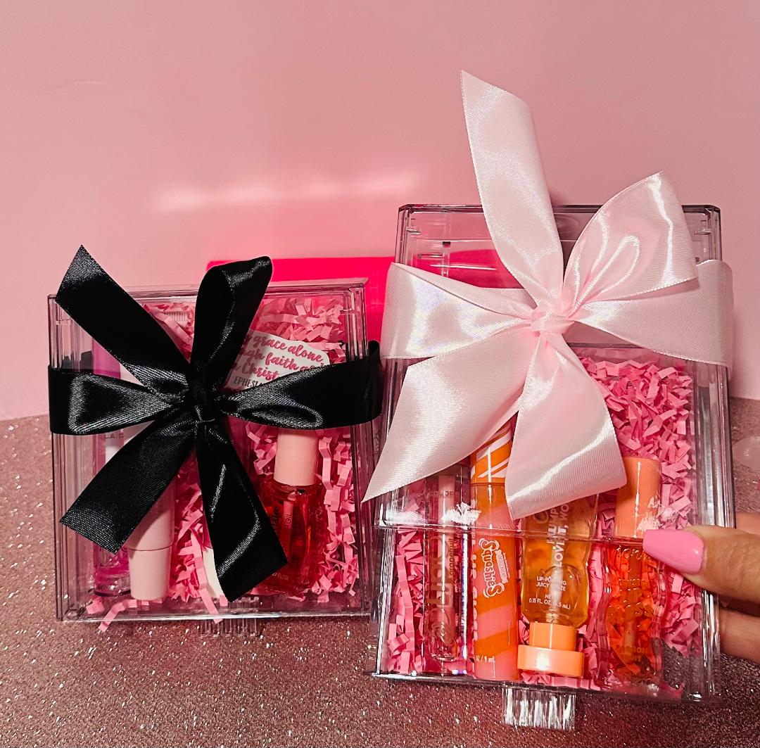 Lip glosses and lip balms