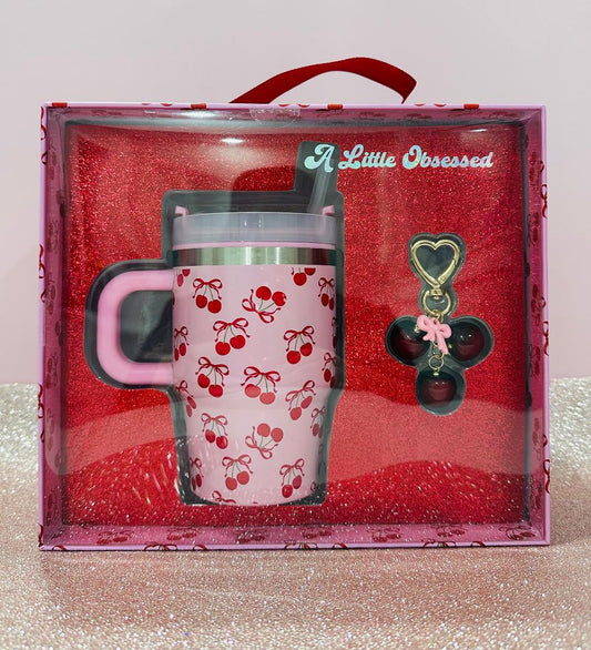Cherry Tumbler Gift set