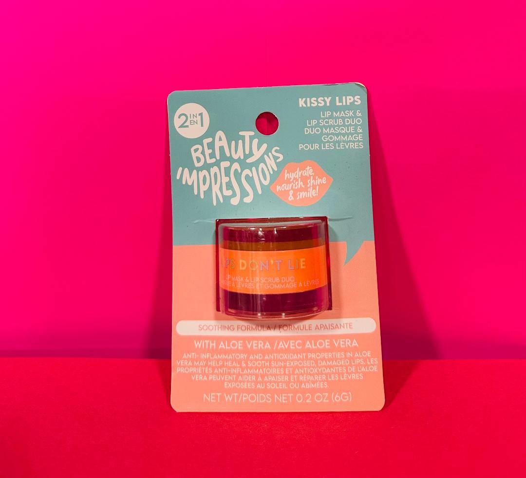 Beauty Impressions Lip Mask & Lip Scrub Duo - Soothing Formula
