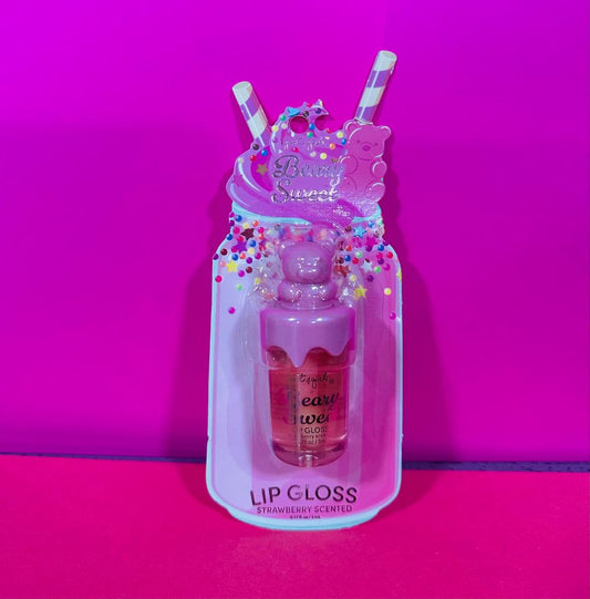 Just $ Girls Beary Sweet Lip Gloss - Strawberry
