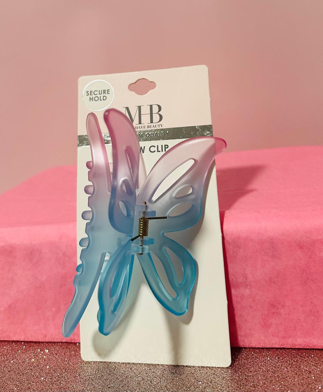 Must-Have-Beauty butterfly Multi-color Claw clip