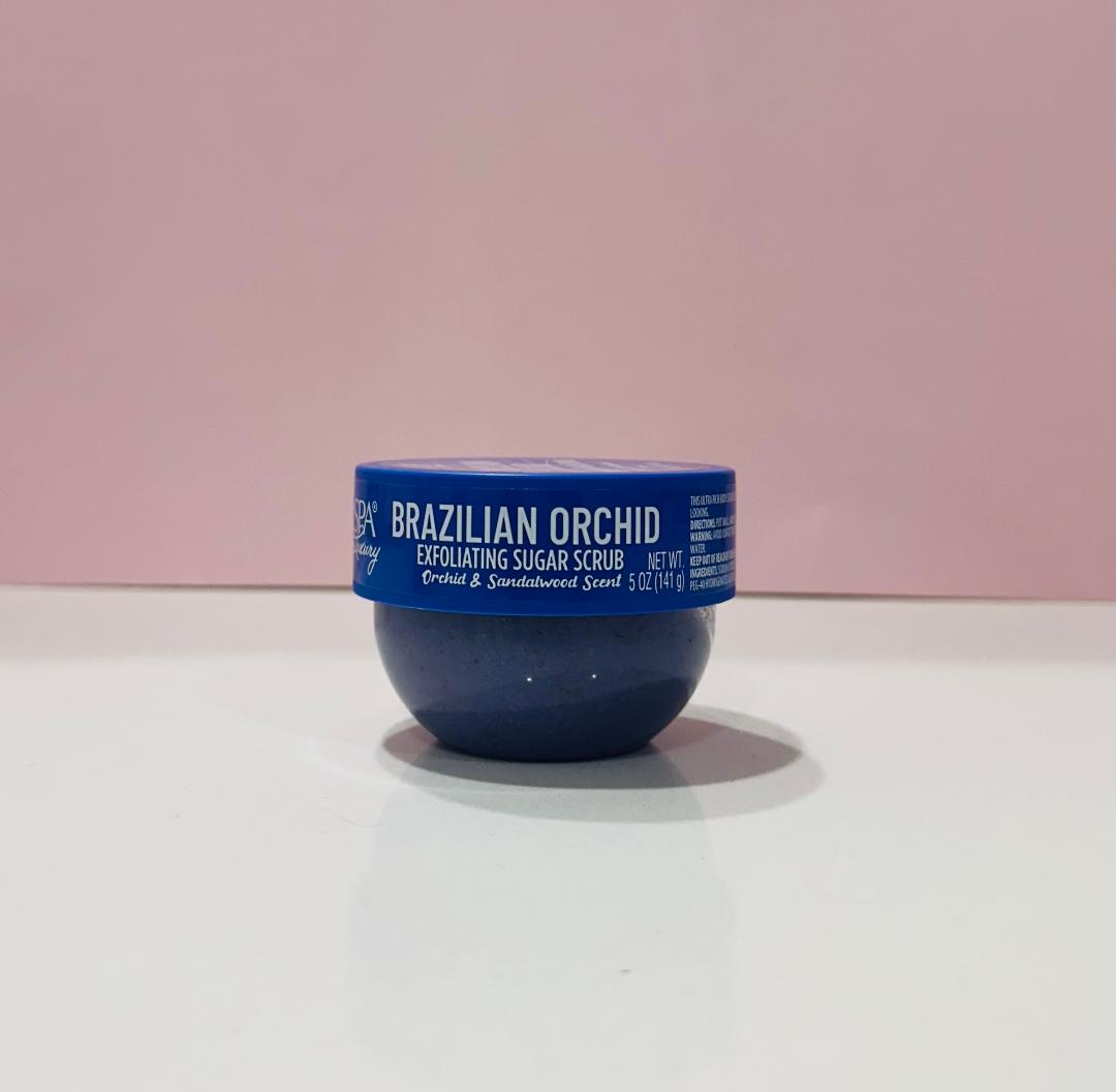 Brazilian Orchid and sandalwood exfoliating sugar scrub by SPA Luxury