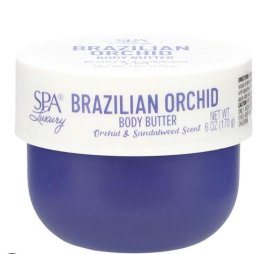 Brazilian Orchid and sandalwood scent body butter by SPA Luxury