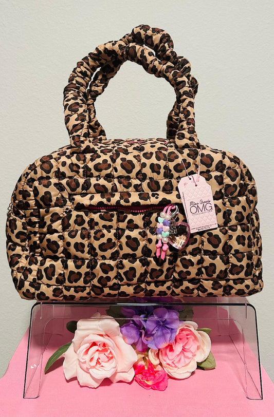Miss Gwens - OMG Accessories - Cheetah Tote with Charms