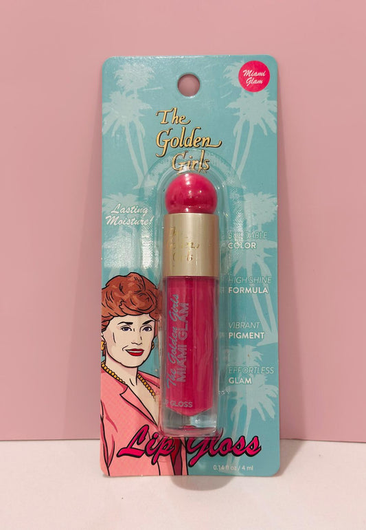The Golden Girls lip gloss (Miami Glam)