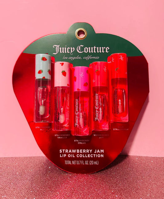 Juicy Couture Strawberry jam lip oil collection