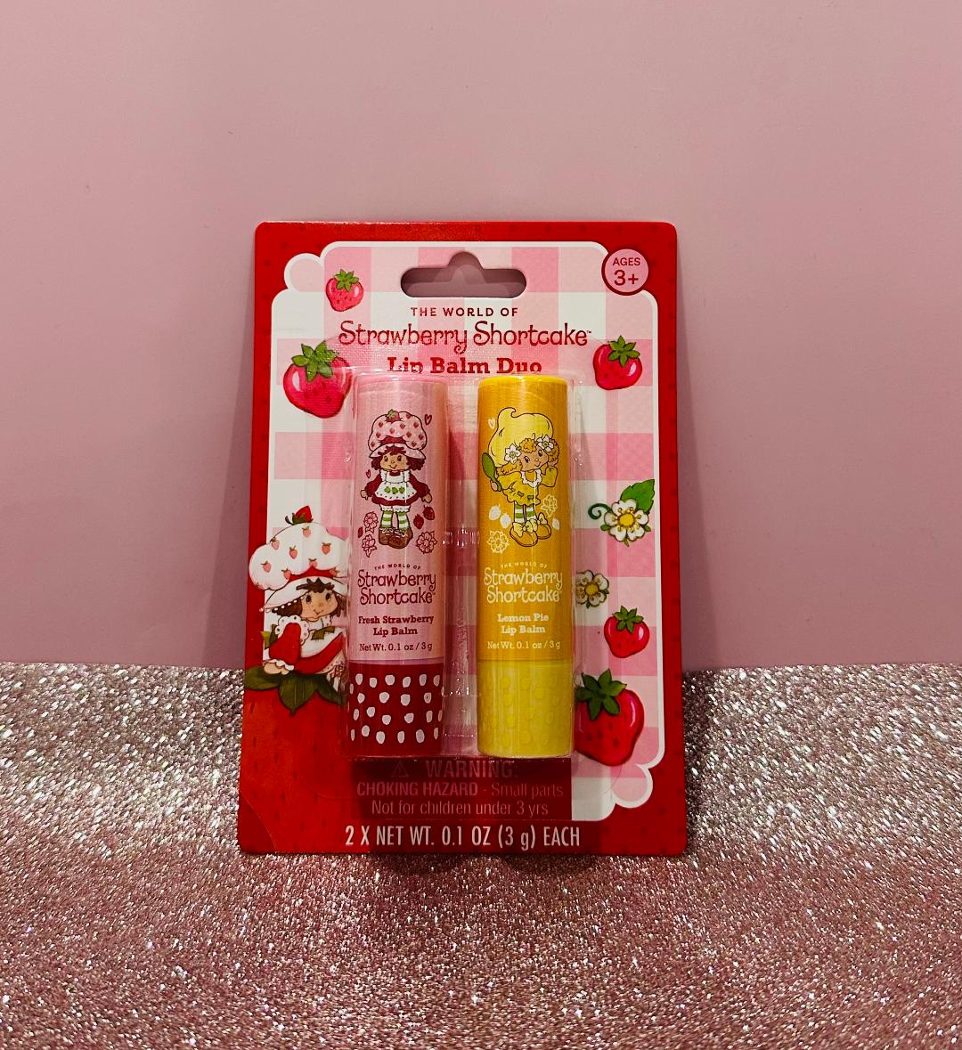 Strawberry Shortcake lip balm duo
