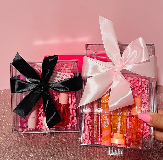 Lippy Cases with random selected items and bows
