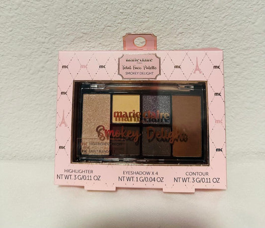 Marie Claire Total Face Palette (Smokey Delight)