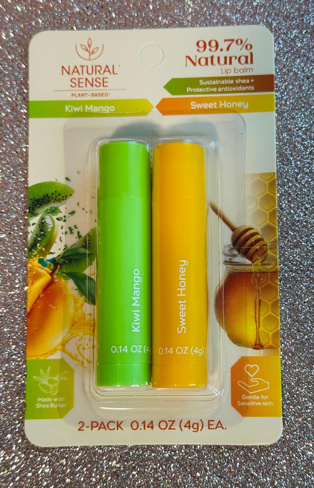Natural Sense plant based lip balm (Kiwi mango-Sweet honey)