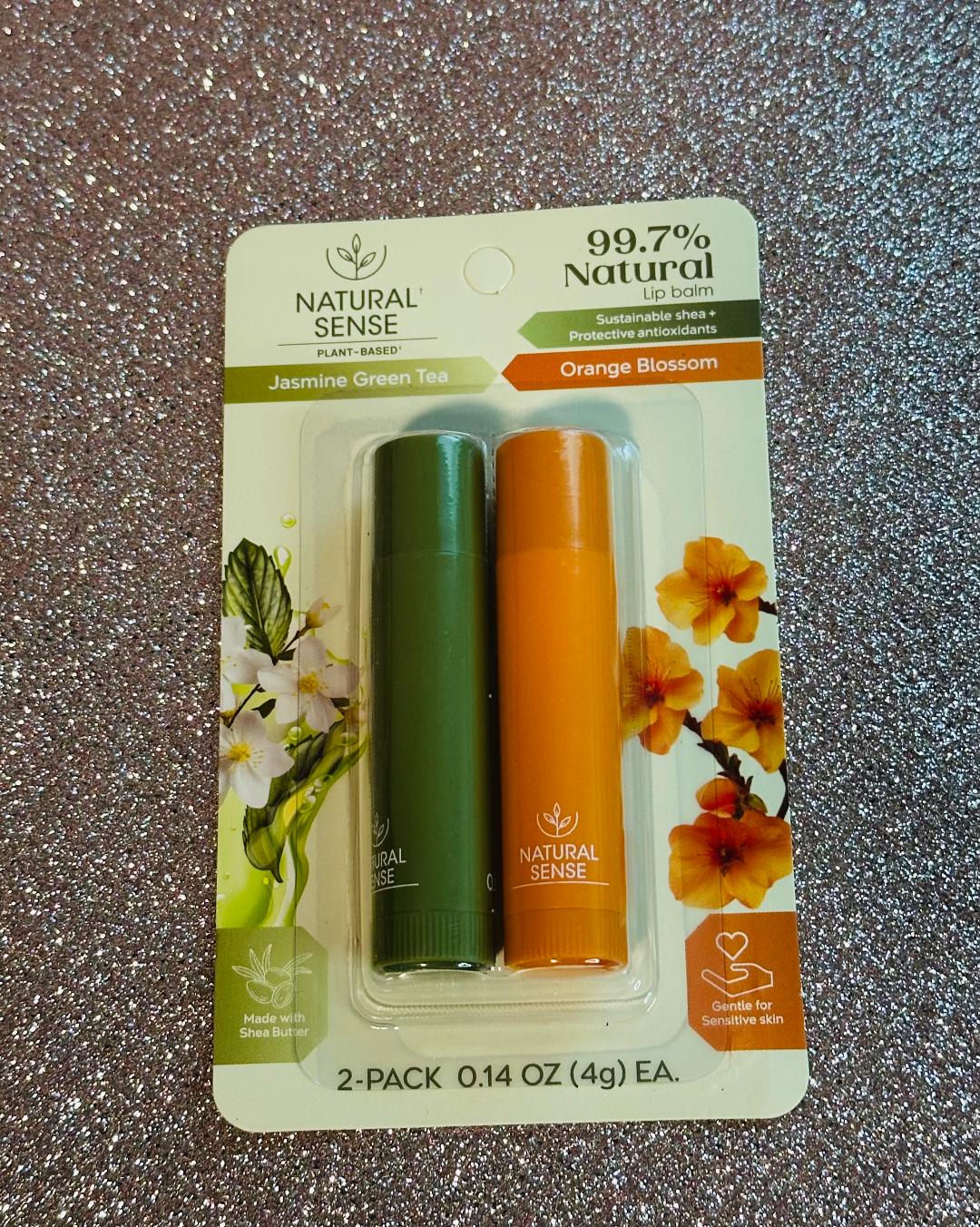 Natural Sense plant based lip balm (Jasmine Green Tea-Orange Blossom