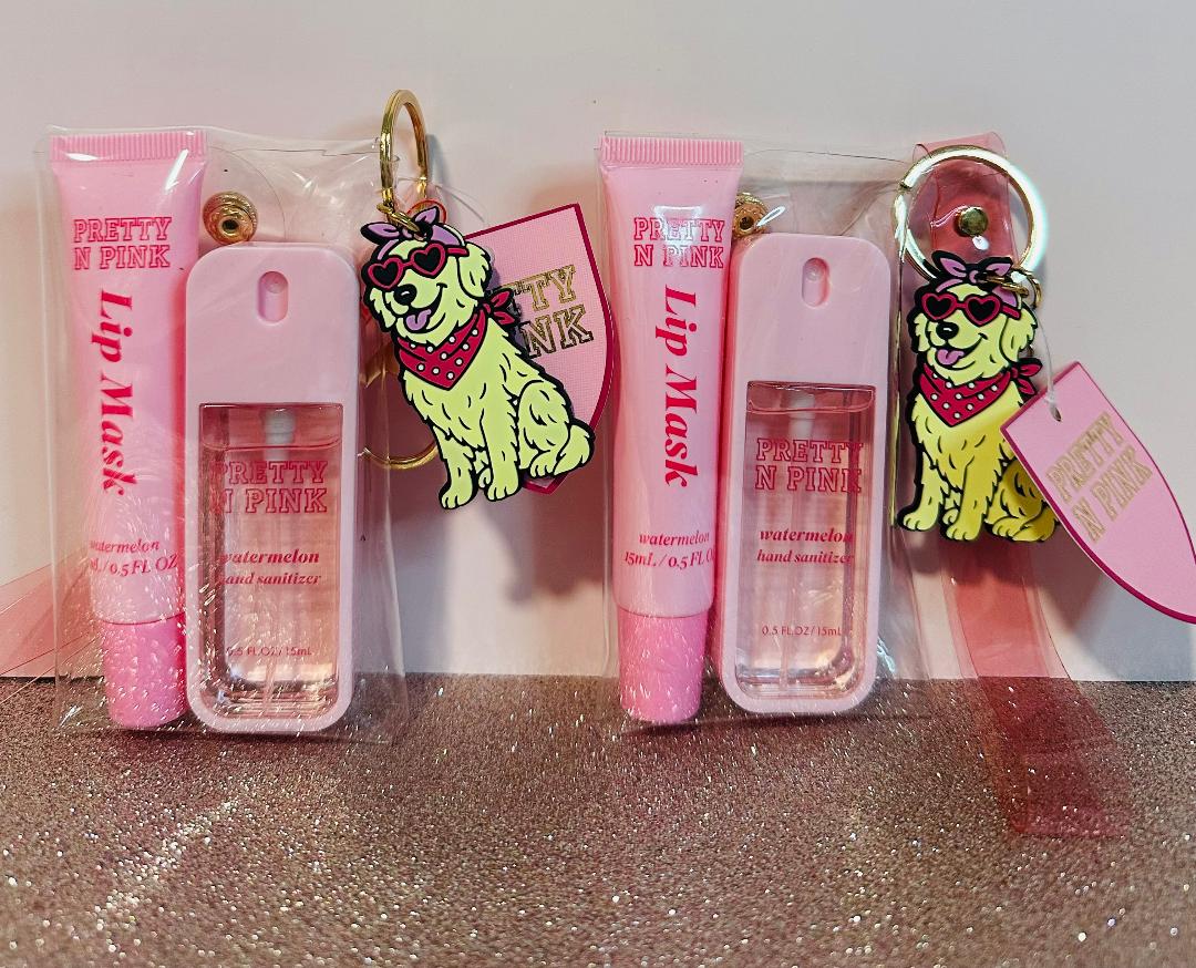 Lip mask and sanitizer by Pretty in pink