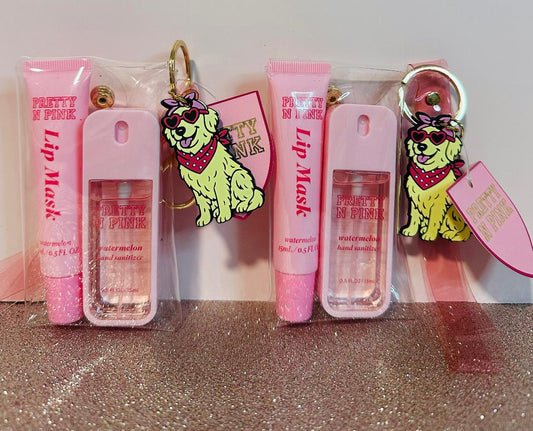 Lip mask and sanitizer by Pretty in pink