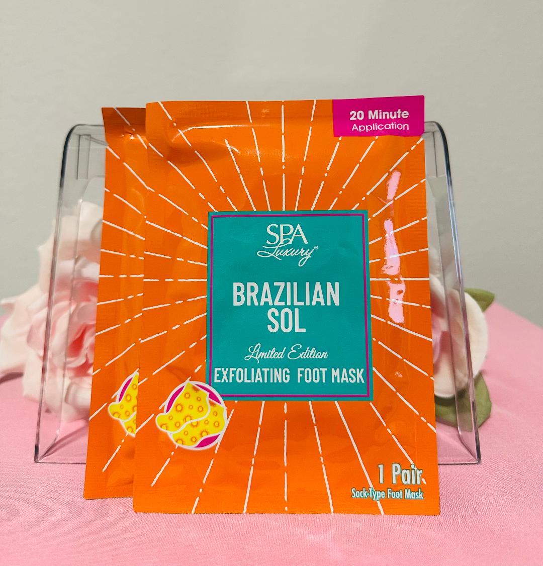 Spa Luxury Brazilian Sol foot mask