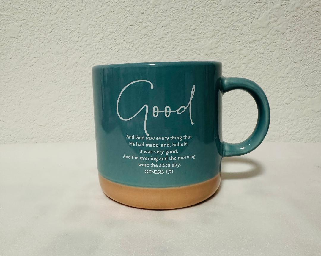 Inspirational mugs with scripture (DEEP BLUE) GOOD