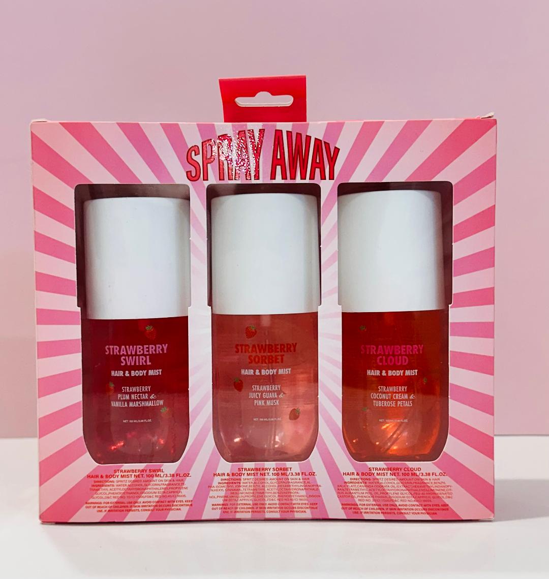 Spray Away Strawberry hair and Body mist