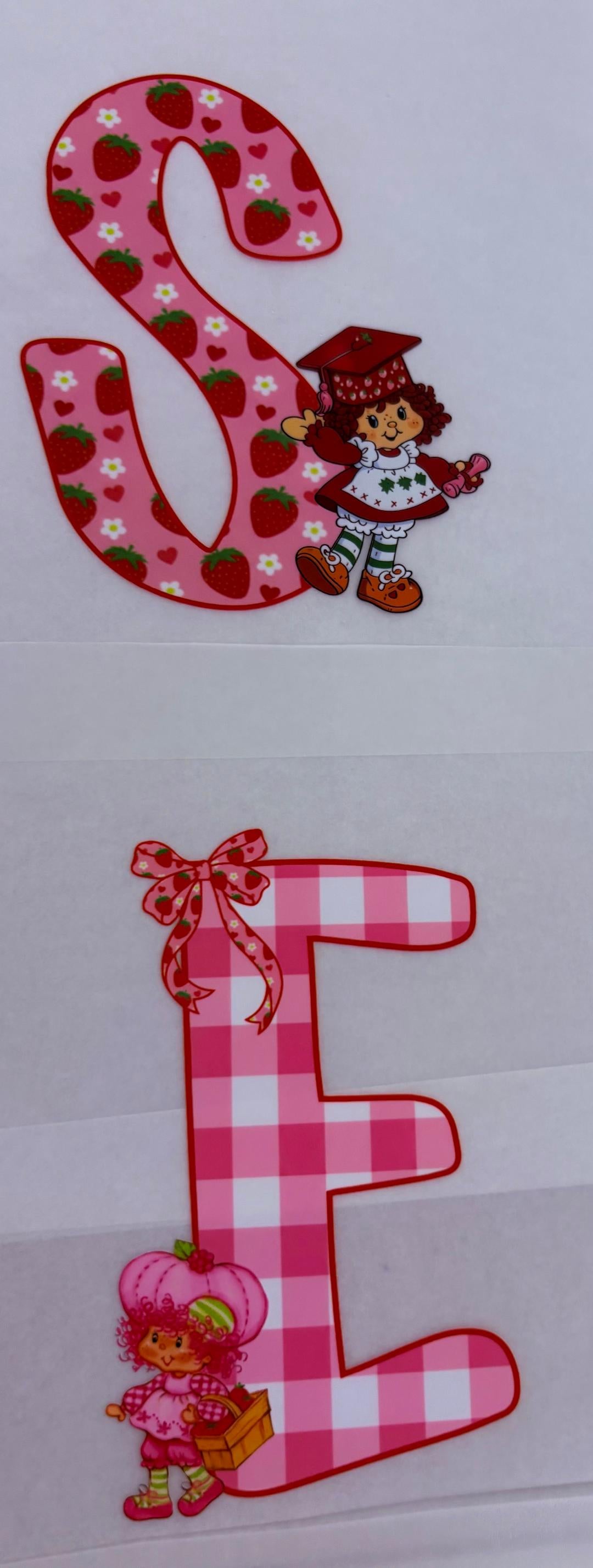 Senior Jeans DTF print kit (Strawberry Shortcake)