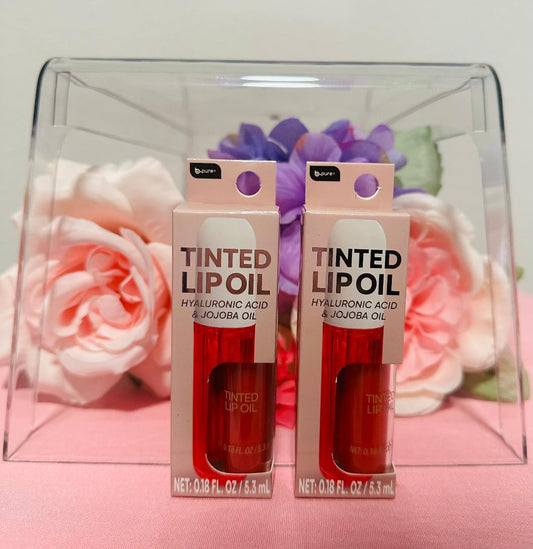 B-pure Tinted Lip Oil -Soft Peach
