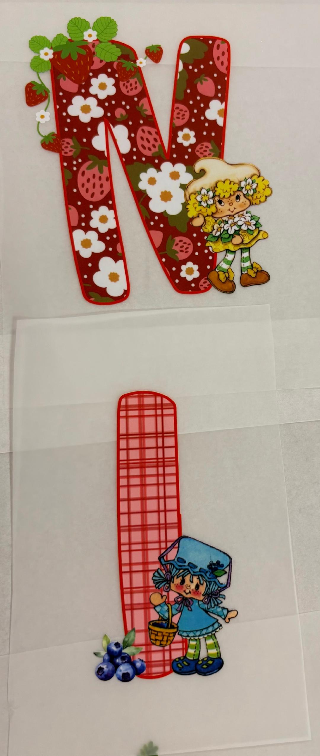 Senior Jeans DTF print kit (Strawberry Shortcake)