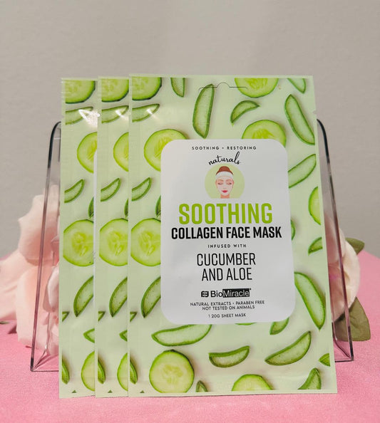 Bio Miracle Soothing * Restoring cucumber mask
